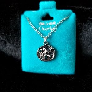 Silver Sand Dollar Necklace